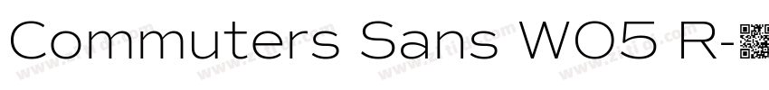 Commuters Sans W05 R字体转换